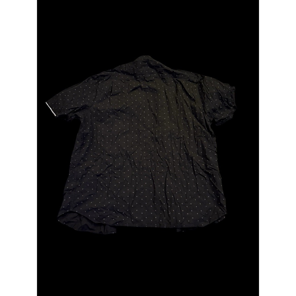 English Laundry Button Short Sleeve Shirt - XXL - Black - Picture 3 of 5